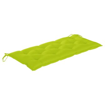 Tuinbank inklapbaar met kussen 118 cm bamboe 8720286277997 5
