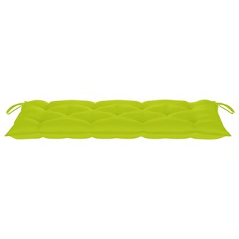 Tuinbank inklapbaar met kussen 118 cm bamboe 8720286277997 6
