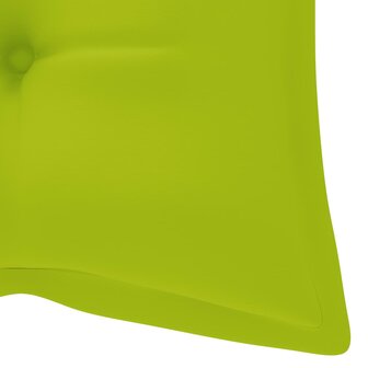 Tuinbank inklapbaar met kussen 118 cm bamboe 8720286277997 8