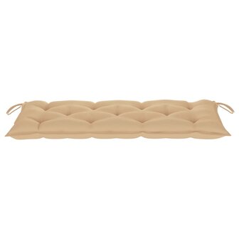 Tuinbank inklapbaar met kussen 118 cm bamboe 8720286277911 6