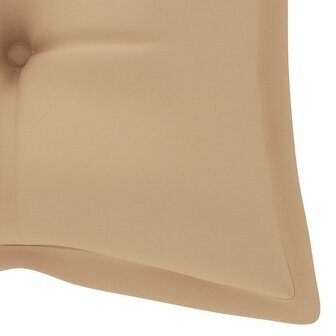 Tuinbank inklapbaar met kussen 118 cm bamboe 8720286277911 8