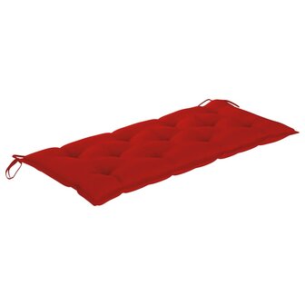 Tuinbank inklapbaar met kussen 118 cm bamboe 8720286277942 5