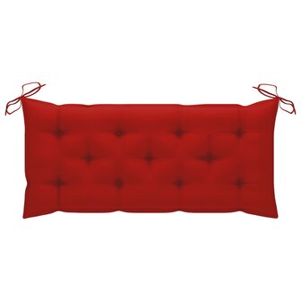 Tuinbank inklapbaar met kussen 118 cm bamboe 8720286277942 7