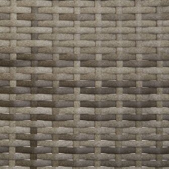 Tuinbank 2-zits met kussens poly rattan grijs 8720845654078 8