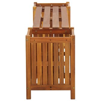 Tuinbank met 2 bloembakken 150x30x40 cm massief acaciahout 8719883722290 3