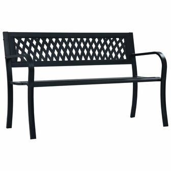 Tuinbank 125 cm staal zwart 8719883745985 1