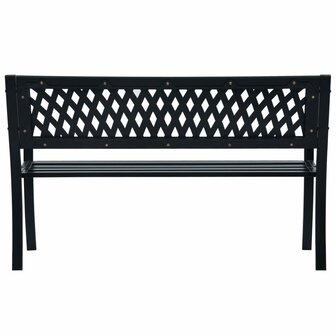 Tuinbank 125 cm staal zwart 8719883745985 4