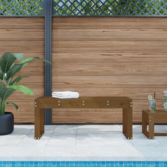 Tuinbank 110x38x45 cm massief grenenhout honingbruin 8720845808624 1
