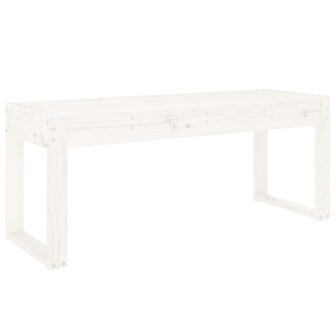 Tuinbank 110x38x45 cm massief grenenhout wit 8720845808600 2