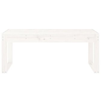 Tuinbank 110x38x45 cm massief grenenhout wit 8720845808600 3