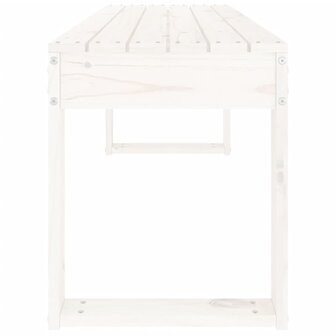 Tuinbank 110x38x45 cm massief grenenhout wit 8720845808600 4