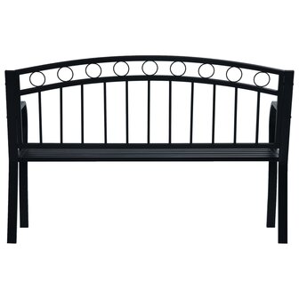 Tuinbank 125 cm staal zwart 8719883746005 4