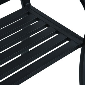 Tuinbank 125 cm staal zwart 8719883746005 6