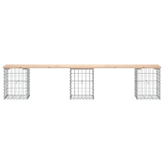 Tuinbank Schanskorfontwerp 203x31x42 cm massief grenenhout 8720845445973 3