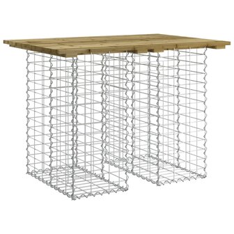 Tuinbank schanskorfontwerp 100x70x72 cm ge&iuml;mpregneerd hout 8720845446291 2