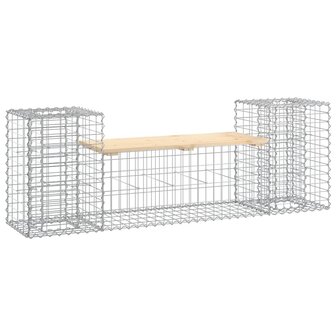 Tuinbank schanskorfontwerp 183x41x60,5 cm massief grenenhout 8720845446512 2