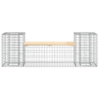 Tuinbank schanskorfontwerp 183x41x60,5 cm massief grenenhout 8720845446512 3