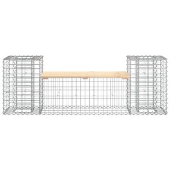 Tuinbank schanskorfontwerp 183x41x60,5 cm massief grenenhout 8720845446512 5