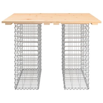 Tuinbank schanskorfontwerp 100x102x72 cm massief grenenhout 8720845446369 5