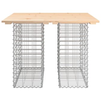 Tuinbank schanskorfontwerp 100x102x72 cm massief grenenhout 8720845446338 3