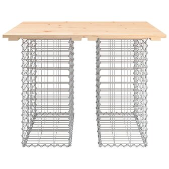 Tuinbank schanskorfontwerp 100x102x72 cm massief grenenhout 8720845446338 5