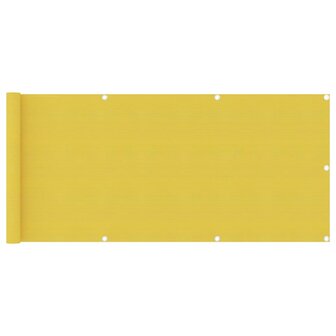 Balkonscherm 75x400 cm HDPE geel 8720286095560 1