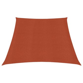 Zonnezeil 160 g/m&sup2; 3/4x2 m HDPE terracottakleurig 8720286099414 1