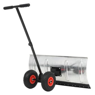 Sneeuwploeg handbediend met wielen 100x44 cm 8718475595724 2