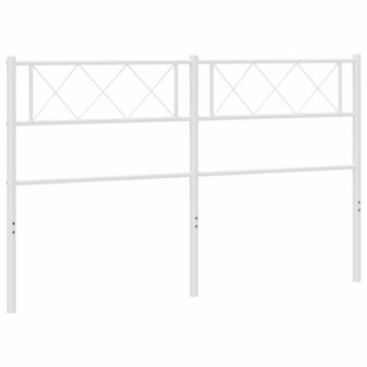 Hoofdbord 120 cm metaal wit 8721012191365 2