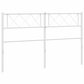 Hoofdbord 120 cm metaal wit 8721012191365 5