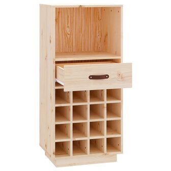Wijnkast 45x34x100 cm massief grenenhout 8720845556006 7