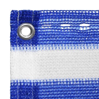 Balkonscherm 120x300 cm HDPE blauw en wit 8720286094556 2