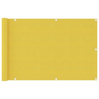 Balkonscherm 90x400 cm HDPE geel 8720286095607 1