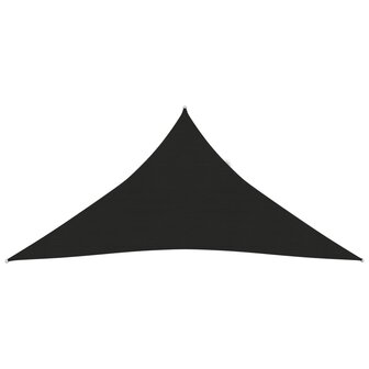 Zonnezeil 160 g/m&sup2; 4,5x4,5x4,5 m HDPE zwart 8720286103180 2