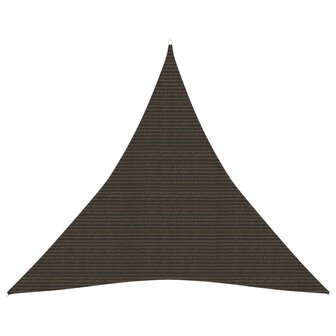 Zonnezeil 160 g/m&sup2; 4,5x4,5x4,5 m HDPE bruin 8720286103739 1