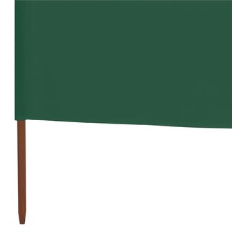 Windscherm 5-panelen 600x80 cm stof groen 8719883744827 5
