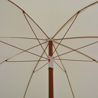 Parasol met stalen paal 180 cm zandkleurig 8719883758770 4