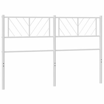 Hoofdbord 120 cm metaal wit 8721012190382 2