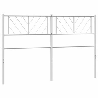 Hoofdbord 120 cm metaal wit 8721012190382 5