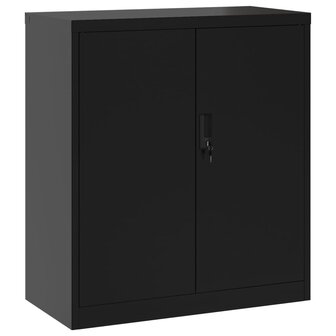 Archiefkast 79x40x90 cm staal zwart 8720845889562 2