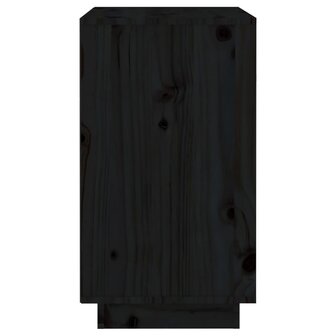 Wijnkast 55,5x34x61 cm massief grenenhout zwart 8720845555993 6