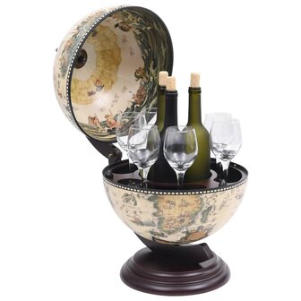 Globebar tafelmodel eucalyptushout wit 8720286014349 3