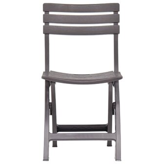 Tuinstoelen inklapbaar 2 st kunststof mokka 8719883859712 3