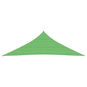Zonnezeil 160 g/m&sup2; 3,5x3,5x4,9 m HDPE lichtgroen 8720286098752 2