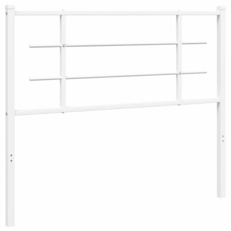 Hoofdbord 107 cm metaal wit 8721012304390 2