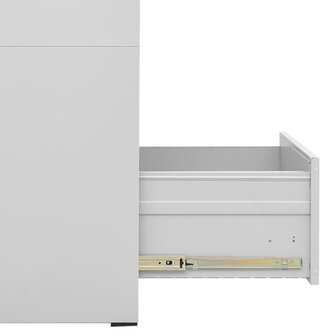 Archiefkast 46x62x102,5 cm staal lichtgrijs 8718475937968 7