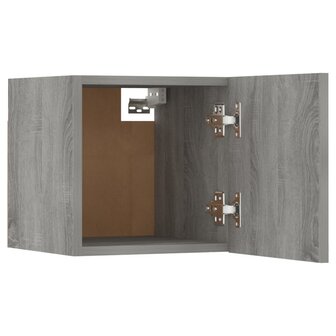 Tv-wandmeubel 30,5x30x30 cm grijs sonoma eikenkleurig 8720286932032 9
