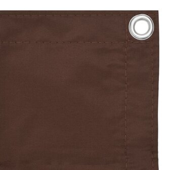 Balkonscherm 75x300 cm oxford stof bruin 8720286118696 3