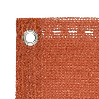 Balkonscherm 75x600 cm HDPE oranje 8720286095829 3