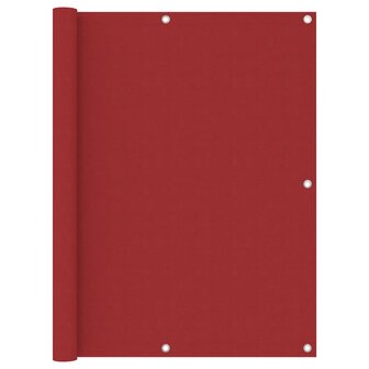 Balkonscherm 120x500 cm oxford stof rood 8720286118436 1